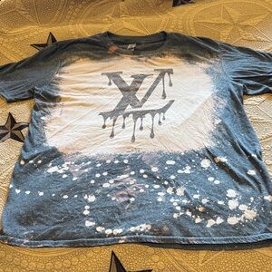 Graphic Tee with Dripping Logo